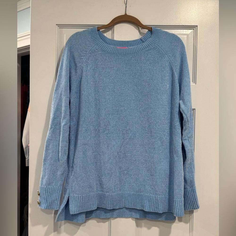 Lilly Pulitzer Blue Coastal Sweater | Size XL